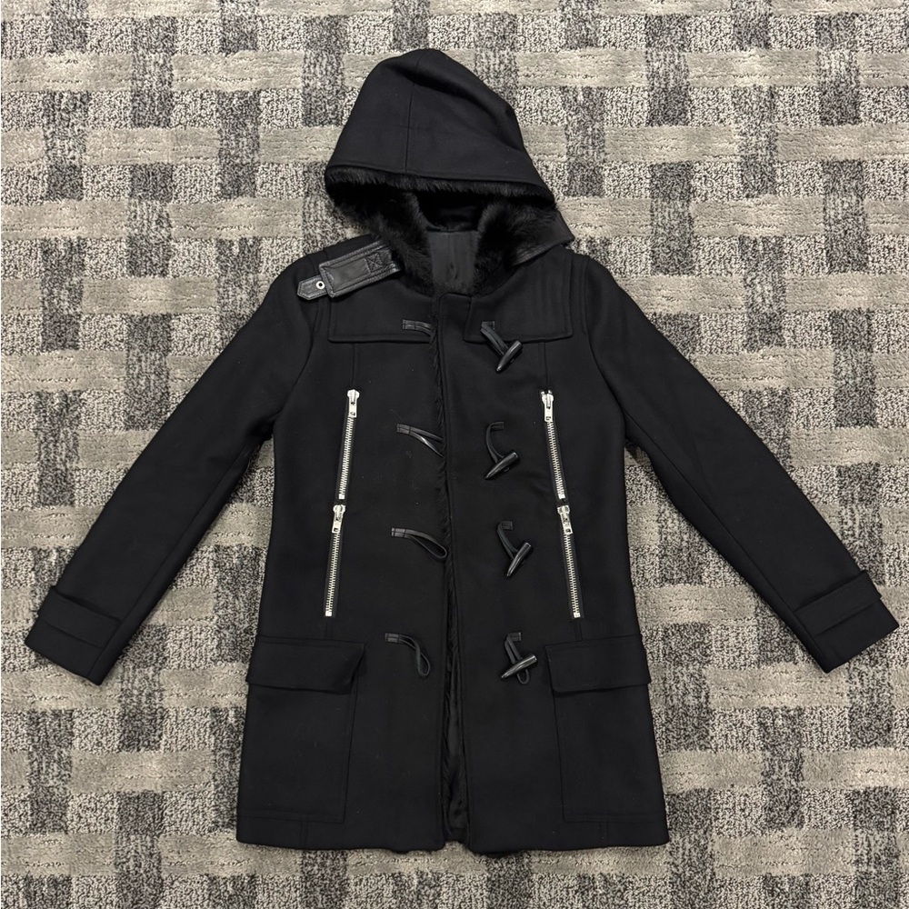 The Kooples Women's Black Toggle Coat